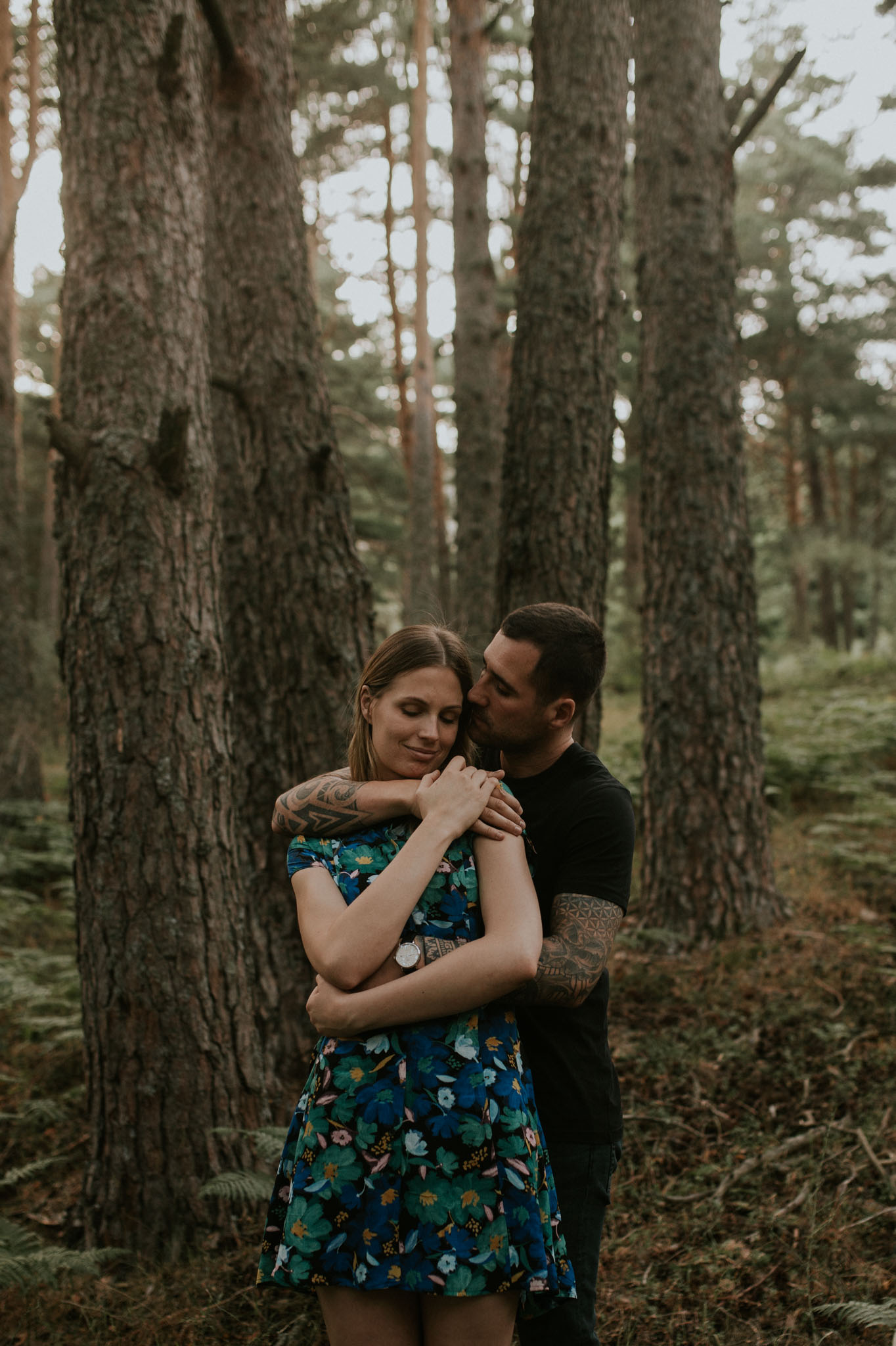 Fotografia pareja bosque 44 Concorazon